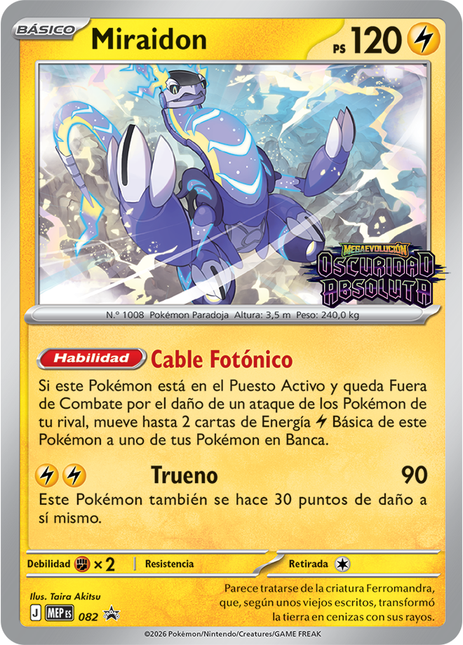 Miraidon Prerelease card
