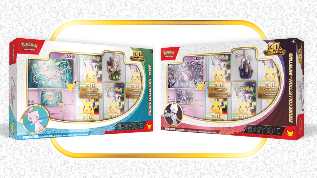 Cajas de la Colección de Figuras de Mew y Mewtwo